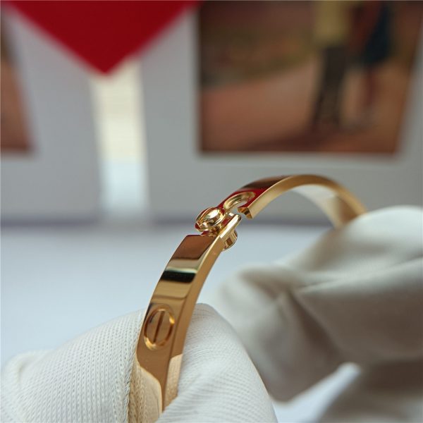 Solid Real 18K Gold CARTIER LOVE BRACELET by 1:1 Copy