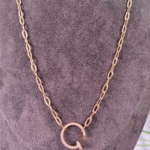 Cartier Juste Un Clou Pure 18K Rose Gold Neklace with Diamonds