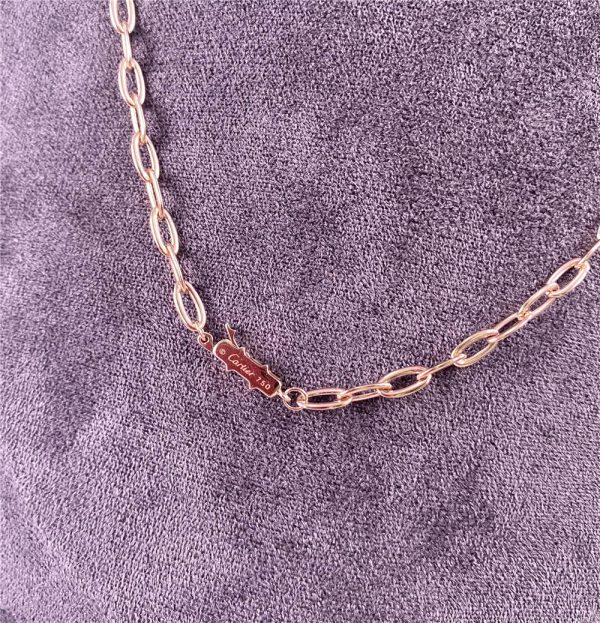 Cartier Juste Un Clou Pure 18K Rose Gold Neklace with Diamonds