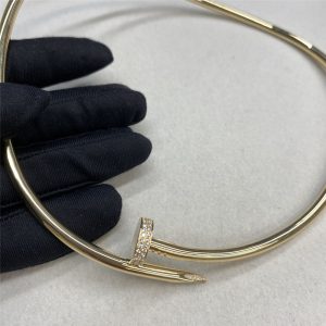 Cartier Juste Un Clou 18K Gold Brilliant Cut Diamonds Necklace N7424268